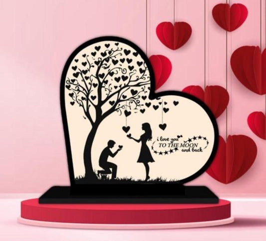 Valentine’s Day showpiece for gifting anniversary gift for couples